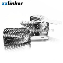 3pairs/box Stainless Steel Dental Teeth Impression Tray